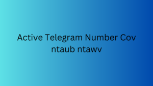 Active Telegram Number Cov ntaub ntawv